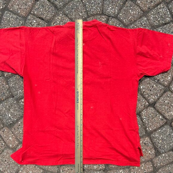 Vintage Single Stitch Calgary Flames NHL Hockey T Shirt 80s 90s - Picture 7 of 8